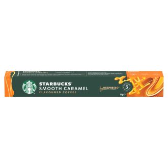   Starbucks by Nespresso Smooth Caramel karamellízű őrölt pörkölt kávé 10 kapszula 51 g