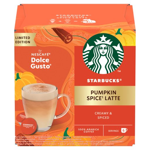 Starbucks kávékapszula 2x6db Pumpkin Spice Latte 129g DGC