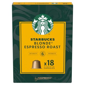   Starbucks by Nespresso Blonde Espresso Roast őrölt pörkölt kávé 18 kapszula 94 g
