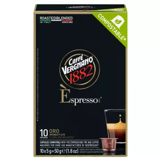   Caffé Vergnano Espresso Oro kávékeverék kapszula 10 x 5 g (50 g)