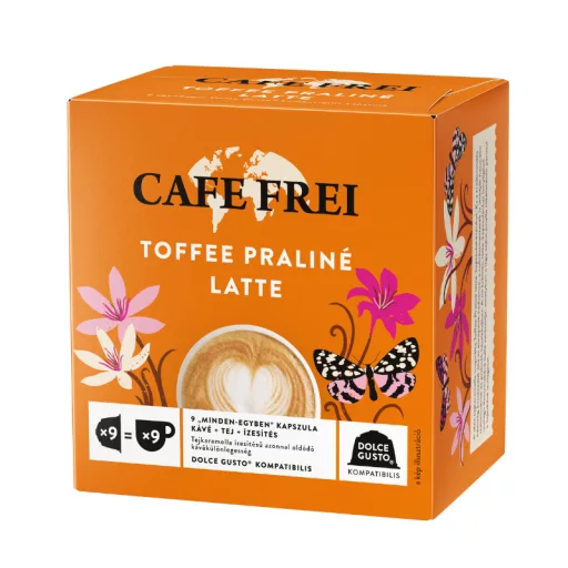 Café Frei Toffee Praline Cappucino Dolce Gusto kávékapszula 9x14 g