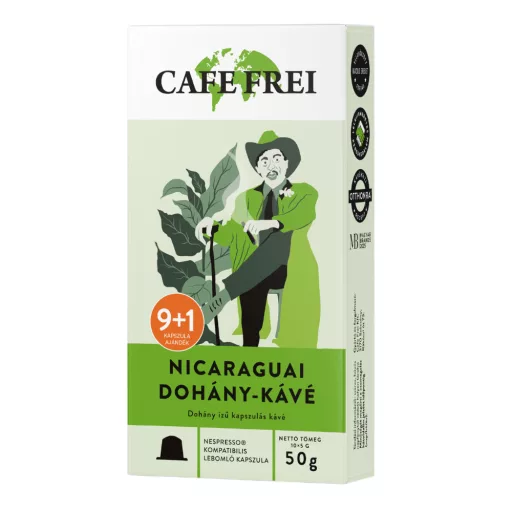 Café Frei kávékapszula (9+1)x5g Nicaraguai dohány NCC