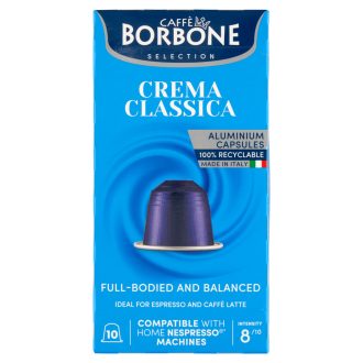  Caffé Borbone Crema Classica őrölt pörkölt kávékeverék kapszulában 10 x 5 g (50 g)