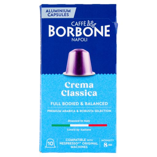 Caffè Borbone Crema Classica őrölt pörkölt kávékeverék kapszulákban 10 db 50 g