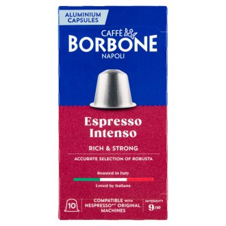   Caffè Borbone Espresso Intenso őrölt pörkölt kávékeverék kapszulákban 10 db 50 g