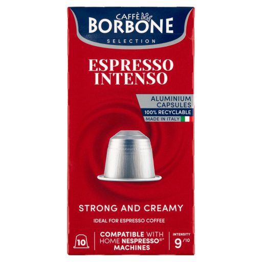 Caffè Borbone Espresso Intenso őrölt pörkölt kávékeverék kapszulában 10 x 5 g (50 g)