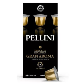 Pellini kávékapszula 10x5,5g Gran Aroma NCC alu