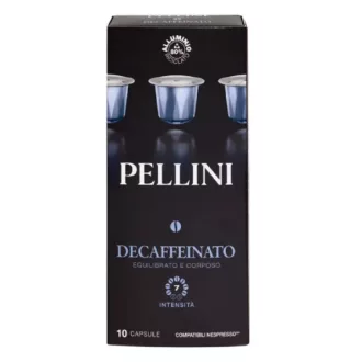 Pellini kávékapszula 10x5,5g Top koffeinmentes NCC alu