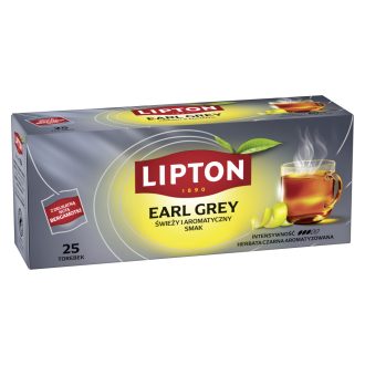 Lipton Earl Grey ízesített fekete tea 25 teafilter 37,5 g