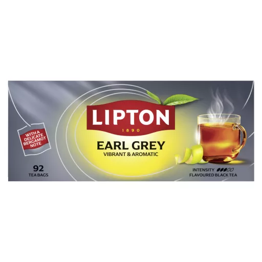 Lipton Earl Grey ízesített fekete tea 25 teafilter 37,5 g