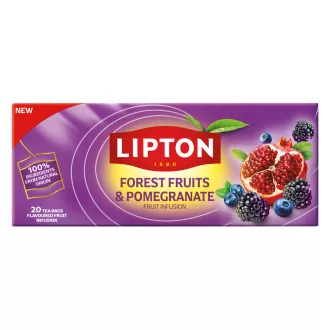 Lipton gyümölcstea 20x1,8g erdei gyümölcs-gránátalma
