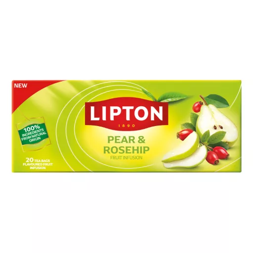 Lipton gyümölcstea 20x1,8g körte-csipkebogyó