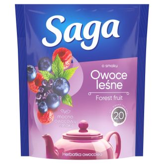 Saga erdei gyümölcs ízű gyümölcstea 20 filter 34 g