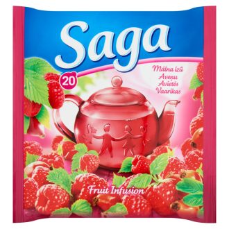 Saga málna ízű gyümölcstea 20 filter