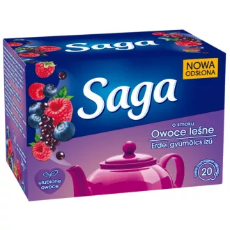 SAGA gyümölcstea 20x1,7g erdei gyümölcs filteres dobozos