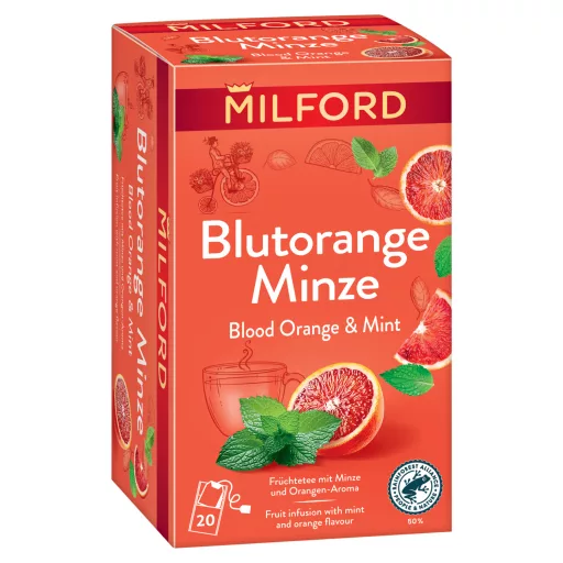 Milford narancsízű mentás gyümölcstea 20 filter 40 g 