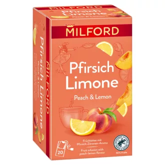   Milford őszibarack-citrom ízű gyümölcstea 20 filter 45 g 