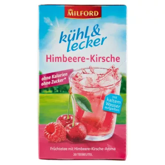   Milford Kühl & Lecker málna- és cseresznyeízű gyümölcstea 20 filter 50 g