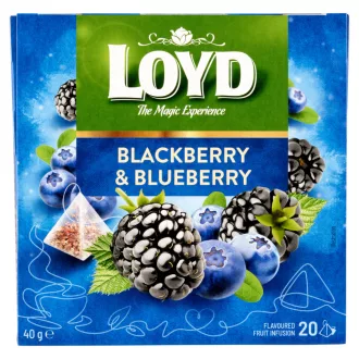   Loyd aromatizált filteres gyümölcstea fekete áfonya és szeder ízesítéssel 20 filter 40 g