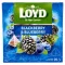 Loyd aromatizált filteres gyümölcstea fekete áfonya és szeder ízesítéssel 20 filter 40 g