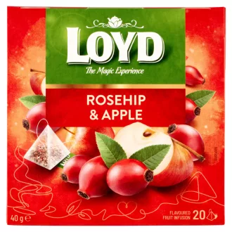   Loyd aromatizált filteres gyümölcstea csipkebogyóval és almával 20 filter 40 g