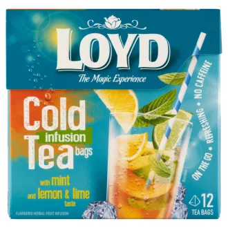   Loyd Cold gyümölcstea 12x2,5g citrom menta izű hidegen is készíthető