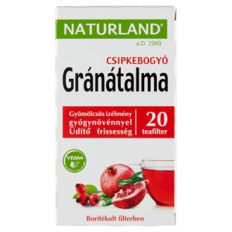   Naturland gránátalma & csipkebogyó gyümölcstea 20 filter 40 g