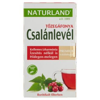   Naturland csalánlevél & tőzegáfonya teakeverék 20 filter 24 g