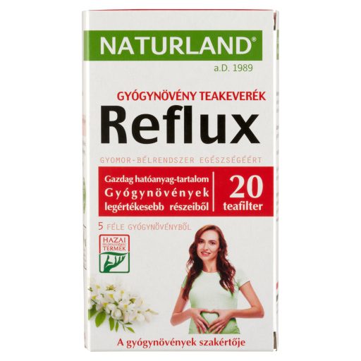 Naturland Reflux gyógynövény teakeverék 20 filter 28 g