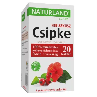   Naturland Életmód csipke-hibiszkusz teakeverék 20 filter 60 g