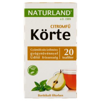 Naturland körte & citromfű gyümölcstea 20 filter 40 g