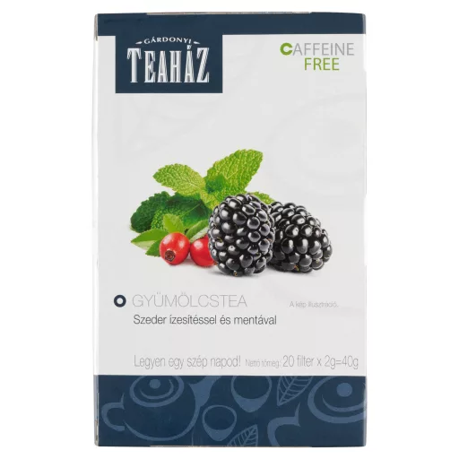 Gárdonyi Teaház tea 20x2g szeder ízesítéssel és mentával