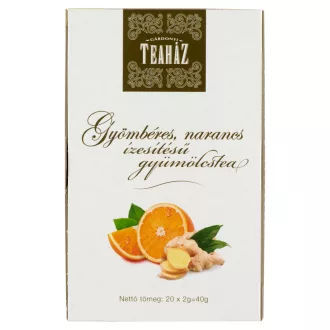   Gárdonyi Teaház gyömbéres, narancs ízesítésű gyümölcstea 20 filter 40 g
