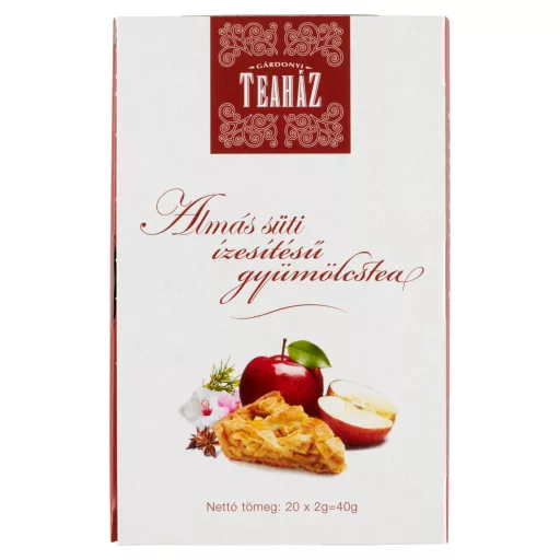 Gárdonyi Teaház almás süti ízesítésű gyümölcstea 20 filter 40 g