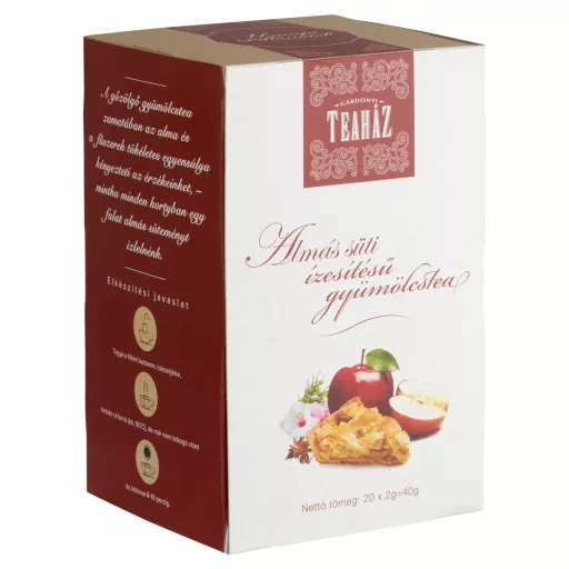Gárdonyi Teaház almás süti ízesítésű gyümölcstea 20 filter 40 g
