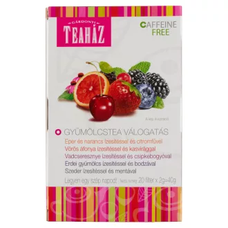 Gárdonyi Teaház gyümölcstea válogatás 20 filter 40 g