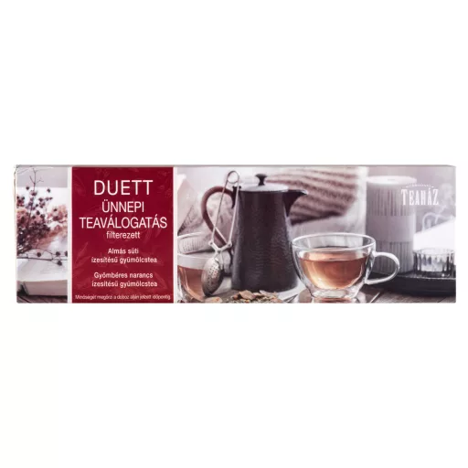 Gárdonyi Teaház tea 96g Duett ünnepi válogatás filterezett