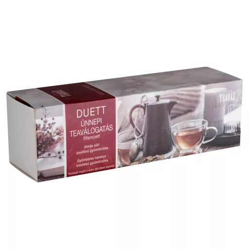 Gárdonyi Teaház tea 96g Duett ünnepi válogatás filterezett
