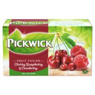   Pickwick Fruit Fusion meggy, málna, vörösáfonya ízű gyümölcs-, és gyógynövénytea 20 filter 40 g