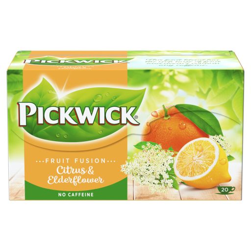 Pickwick Fruit Fusion gyümölcstea citrom- és narancshéjjal és bodzavirággal ízesítve 20 filter 40 g