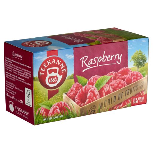 Teekanne World of Fruits málna ízesítésű gyümölcstea keverék 20 filter 50 g