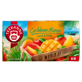   Teekanne World of Fruits mangó ízesítésű gyümölcstea 20 filter 45 g