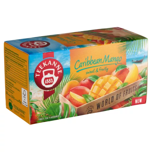 Teekanne World of Fruits mangó ízesítésű gyümölcstea 20 filter 45 g