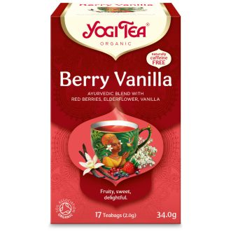 Yogi Tea tea 17x2g bogyós gyümölcs-vanília bio