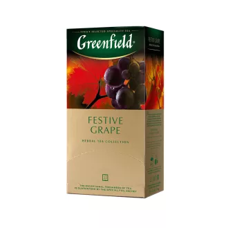 Greenfield gyümölcsös tea 25x2g Festive Grape