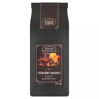   Gárdonyi Teaház Ünnepi Pillanatok gyömbéres narancs ízesítésű gyümölcstea 80 g