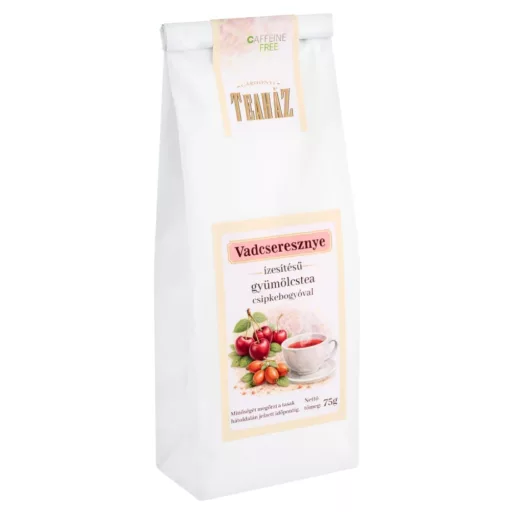 Gárdonyi Teaház vadcseresznye ízesítésű gyümölcstea csipkebogyóval 75 g
