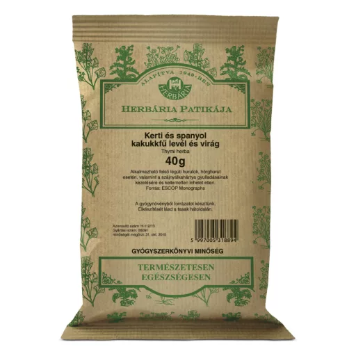 Herbária teakeverék 40g kerti és spanyol kakukkfű levél és virág tasakos