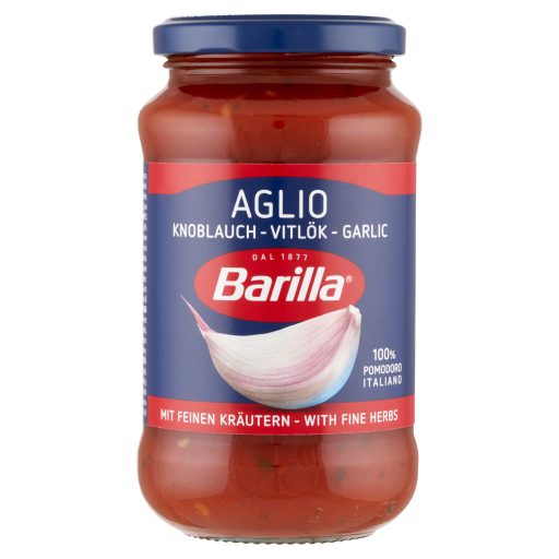 Barilla Aglio fokhagymás, vörösboros, zöldfűszeres paradicsomszósz 400 g