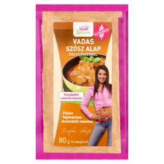 Szafi Reform vadas szósz alap édesítőszerrel 80 g